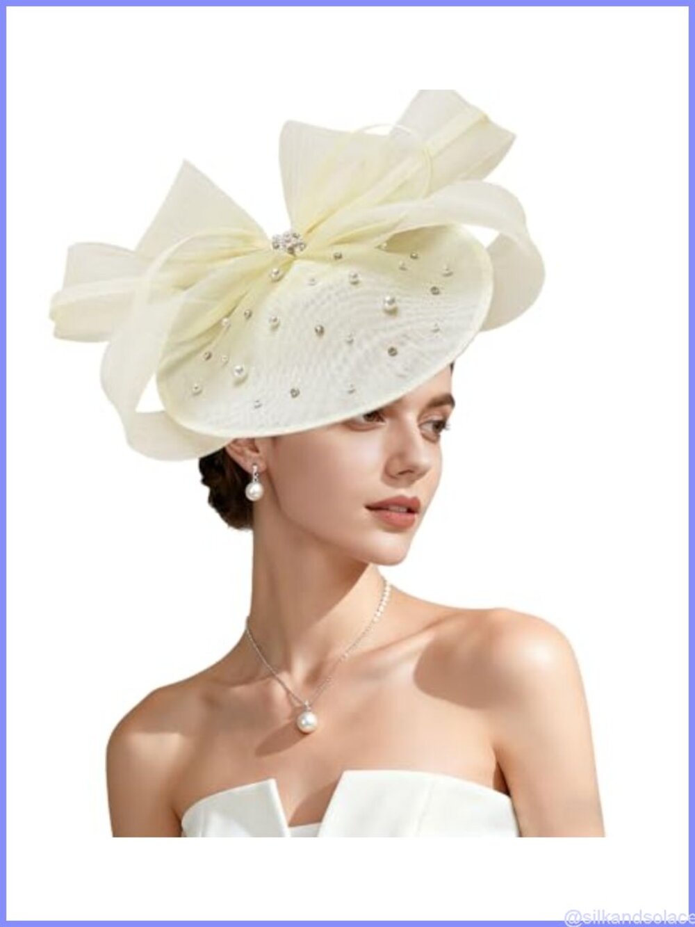 Women's Polyester Fascinator Hat with Headband for Wedding Tea Party Derby